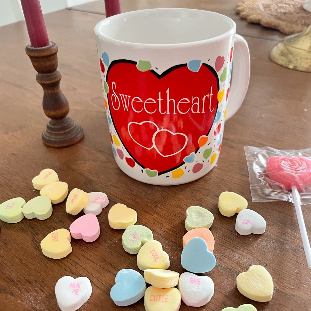 Vintage ‘Sweetheart’ Valentine’s Day mug
